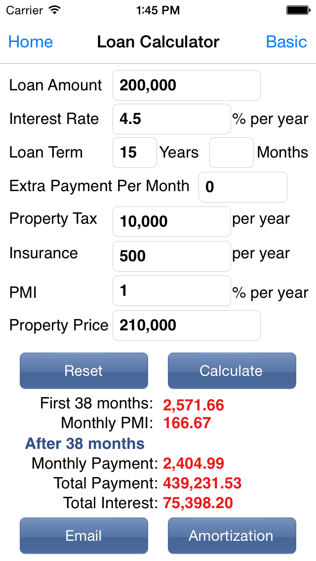 ios app financial calculator